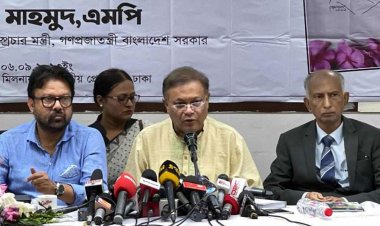  বিএনপি আন্দোলনে ব্যর্থ হয়ে ইউনূসের আশ্রয় নিয়েছে : তথ্যমন্ত্রী
