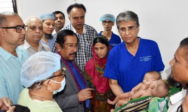 আলাদা করা হলো বুক-পেট জোড়া লাগা দুই শিশুকে