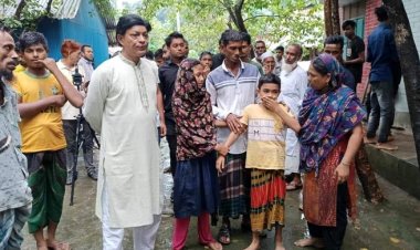 মা ও দুই ভাইকে হারিয়ে নির্বাক ১০ বছরের সায়েম