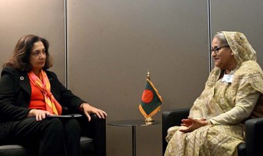 প্রধানমন্ত্রীর সঙ্গে উজরা জেয়ার বৈঠক, আলোচনায় অবাধ ও সুষ্ঠু নির্বাচন