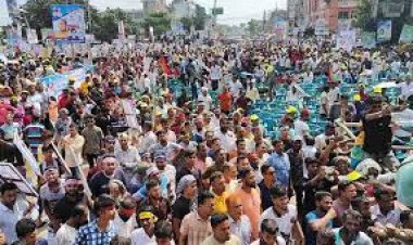 ঝিনাইদহ থেকে খুলনা অভিমুখে বিএনপি'র রোডমার্চ শুরু