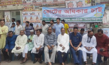 অবস্থান কর্মসূচিতে শামসুজ্জামান দুদু  সরকারের পদত্যাগ ও ইসির পুনর্গঠনের কোনো বিকল্প নেই