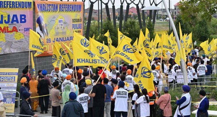 হরদীপ সিং নিজ্জার হত্যাকাণ্ড: ভারতবিরোধী বিক্ষোভে শামিল কানাডার শিখরা