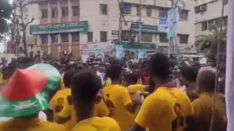 কৃষক লীগের সমাবেশে দুপক্ষের মারামারি