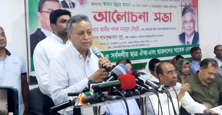 সবাই ফিরে গেছেন আমাদের প্রধানমন্ত্রী আমেরিকা বসে আছেন: খসরু