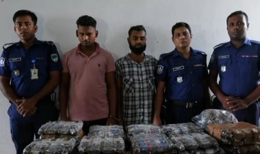 ২১ লাখ টাকার মাদকসহ ২ মাদক ব্যবসায়ী আটক, মাইক্রোবাস জব্দ