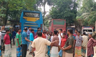 ত্রিশালে ৪ গার্মেন্টসকর্মীকে পিষে মারল বাস