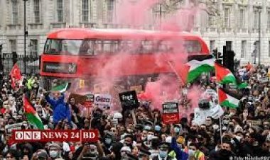 বিশ্বজুড়ে ফিলিস্তিনের সমর্থনে চলছে বিক্ষোভ  প্রতিবাদ