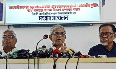 ২০ লাখ কোটি টাকা ঋণের বোঝা বইছে দেশ: মির্জা ফখরুল