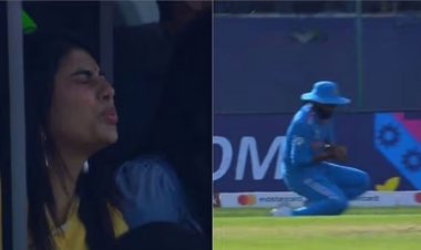 সহজ ক্যাচ ছাড়লেন জাদেজা, গ্যালারিতে আক্ষেপে পুড়লেন তার স্ত্রী