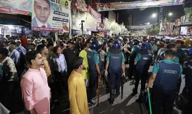 নয়াপল্টনে জলকামান রায়টকার মোতায়েন, নেতাকর্মীদের সরিয়ে দিচ্ছে পুলিশ