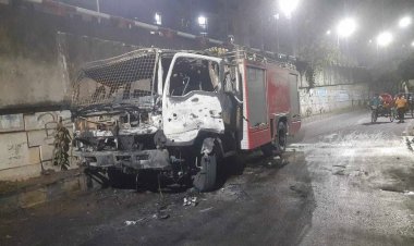 দিনভর চলা সহিংসতায় ২২ স্থানে আগুনের সংবাদ পায় ফায়ার সার্ভিস