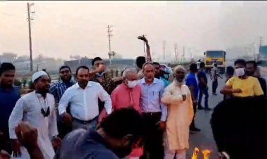 অবরোধের সমর্থনে রিজভীর নেতৃত্বে পিকেটিং
