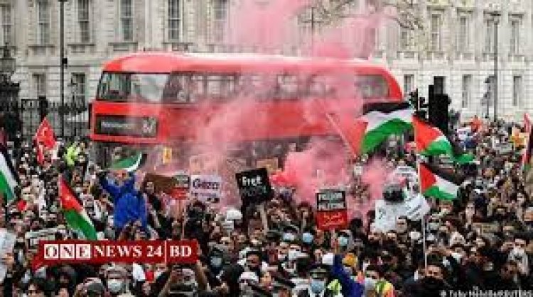 বিশ্বজুড়ে ফিলিস্তিনের সমর্থনে চলছে বিক্ষোভ  প্রতিবাদ