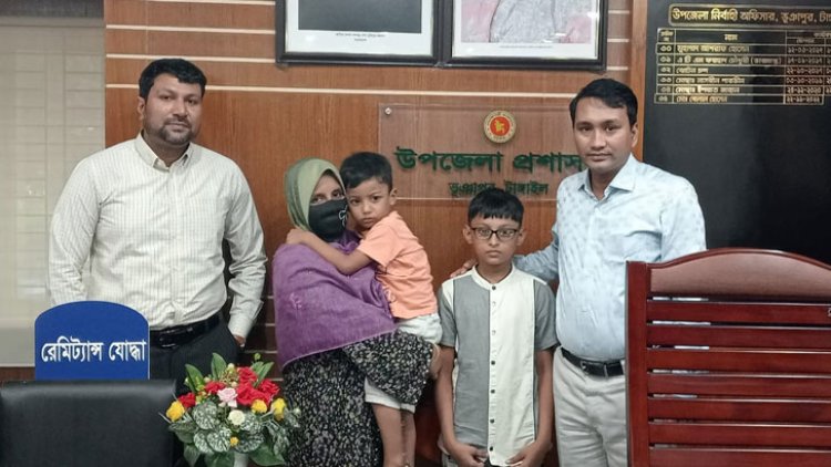 ভূঞাপুরে বাবার জামিন না দেওয়ার অনুরোধ সন্তানদের