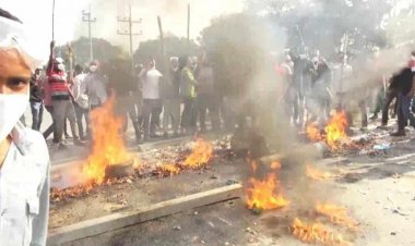 ঢাকা-সিলেট মহাসড়কে টায়ারে অগ্নিসংযোগ-ককটেল বিস্ফোরণ, আটক ৮