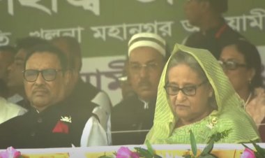খুলনার মহাসমাবেশে যোগ দিয়েছেন প্রধানমন্ত্রী