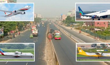 আকাশপথেও অবরোধের প্রভাব, কমেছে যাত্রী-টিকিট বিক্রি