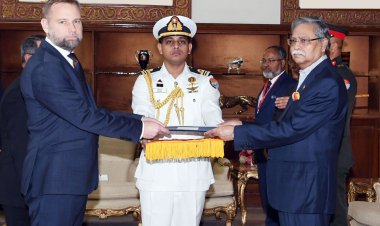 রাষ্ট্রপতির কাছে তিন দেশের রাষ্ট্রদূতের পরিচয়পত্র পেশ