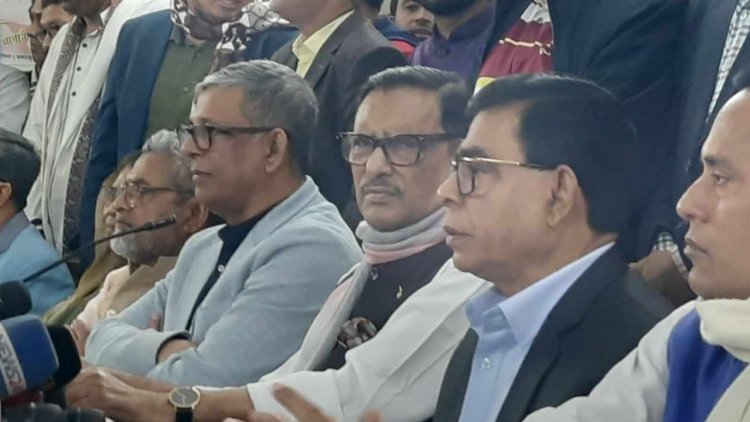 নিরাপত্তা ও উন্নয়নের জন্য বড় হুমকি বিএনপি : ওবায়দুল কাদের