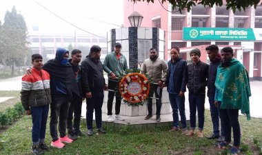 বাকৃবিতে এটিএম খালেদের ৪৪তম শাহাদৎ বার্ষিকী পালিত