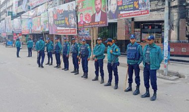 নয়াপল্টনে অতিরিক্ত পুলিশ মোতায়েন