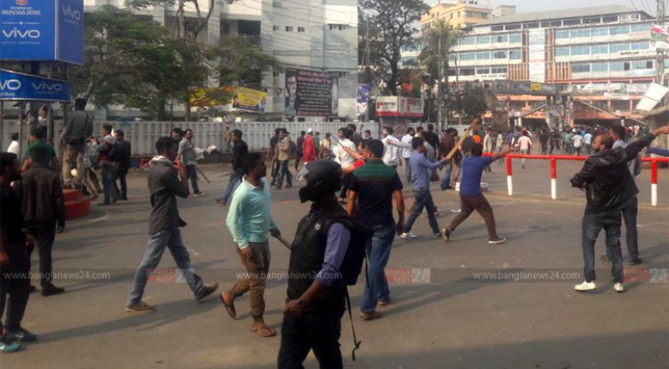 কানাইঘাটে ত্রিমুখী সংঘর্ষে আহত ১৫, অভিযানে পুলিশ