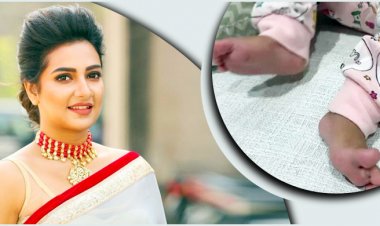 জন্মের পর মেয়েকে প্রকাশ্যে আনলেন শুভশ্রী