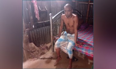 ৪ বছর ধরে শিকলবন্দি মানসিক ভারসাম্যহীন আক্তার
