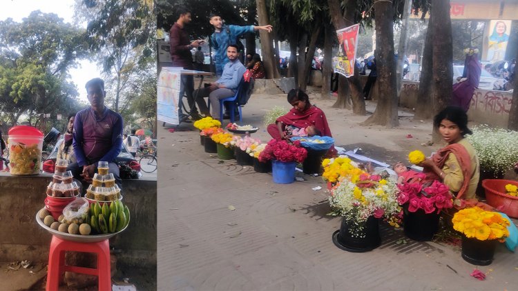 হকার আর বহিরাগতদের উৎপাত ঢাবিতে