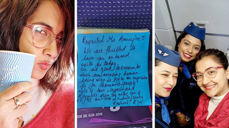 বিমানে রচনাকে চিঠি দিল কে?