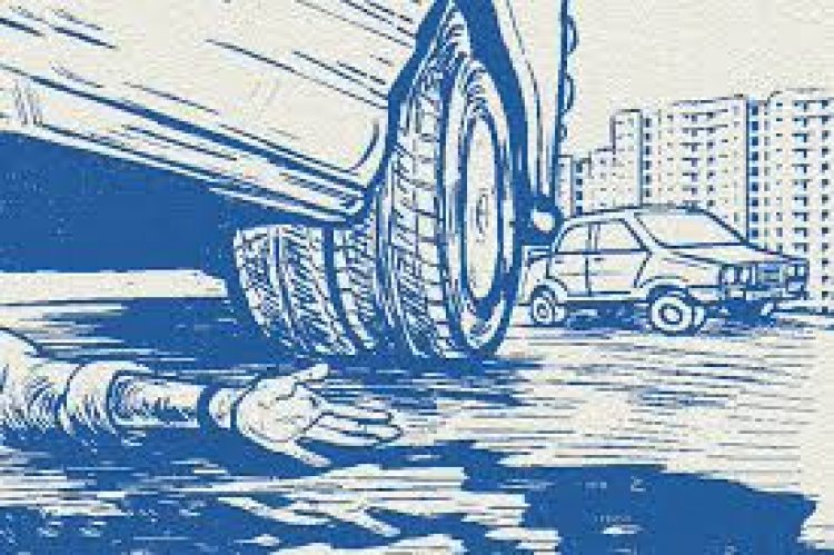 মা-মেয়ে হাত ধরে রাস্তা পার হওয়ার সময় বাস চাপায় মা নিহত