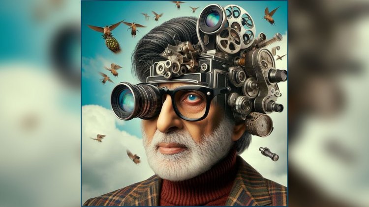 বলিউডে ৫৫ বসন্ত পার অমিতাভের, চমকে দিলেন এআই দিয়ে