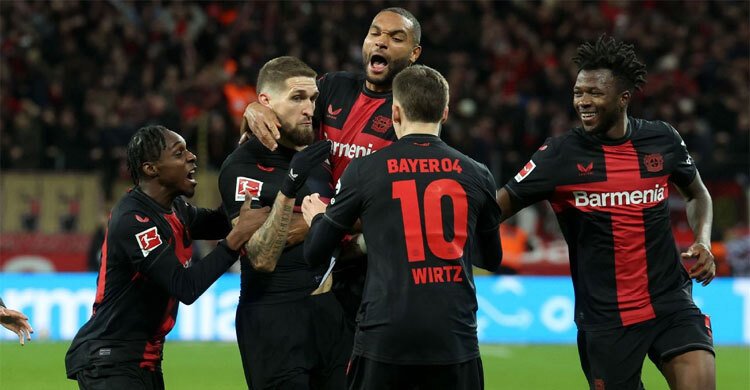 ১১ পয়েন্ট এগিয়ে ‘এখনও অপরাজিত’ লেভারকুসেন