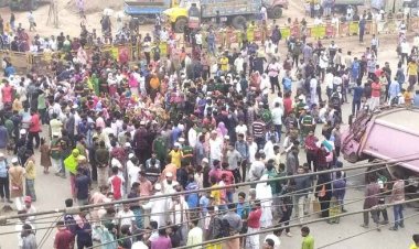 সড়ক অবরোধ, ৩ ঘণ্টা ঢাকায় ঢুকতে পারেনি কোনো যানবাহন