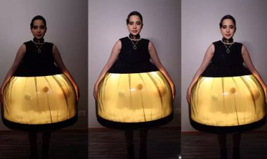 অদ্ভুত পোশাক গায়ে জড়িয়ে ফের আলোচনায় উরফি! 