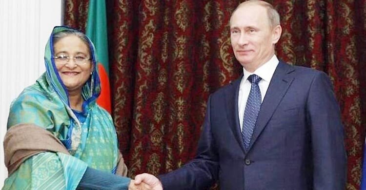  পুতিনকে হাসিনার অভিনন্দন
