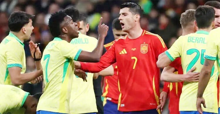 স্পেনের বিপক্ষে ম্যাচ নিয়ে যে কারণে হতাশ ভিনিসিয়ুস