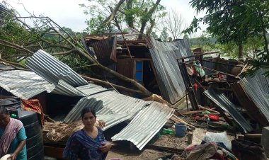 ফরিদপুরে কালবৈশাখীর তাণ্ডব, শতাধিক ঘরবাড়ি বিধ্বস্ত