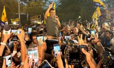 জেল থেকে বেরিয়েই জোরকদমে ভোটপ্রচারে নেমে পড়লেন কেজরিওয়াল