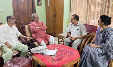 আ স ম রবকে দেখতে গেলেন মির্জা ফখরুল