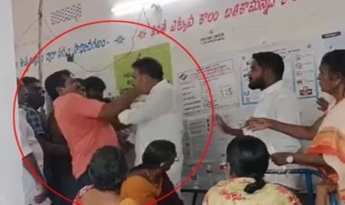 ভোটারকে থাপ্পড় মারায় এমপির গালে পাল্টা থাপ্পড়, ভিডিও ভাইরাল