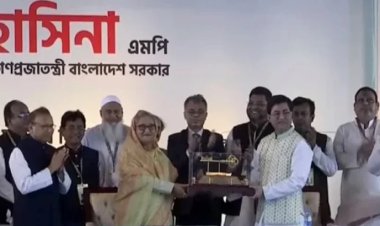 বঙ্গবাজার মার্কেটসহ ৪ প্রকল্পের উদ্বোধন করলেন প্রধানমন্ত্রী