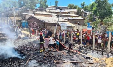 নাফ নদের তীরে ৪৫,০০০ রোহিঙ্গা