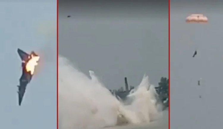 চট্টগ্রামে বিমানবাহিনীর প্রশিক্ষণ যুদ্ধবিমান বিধ্বস্ত