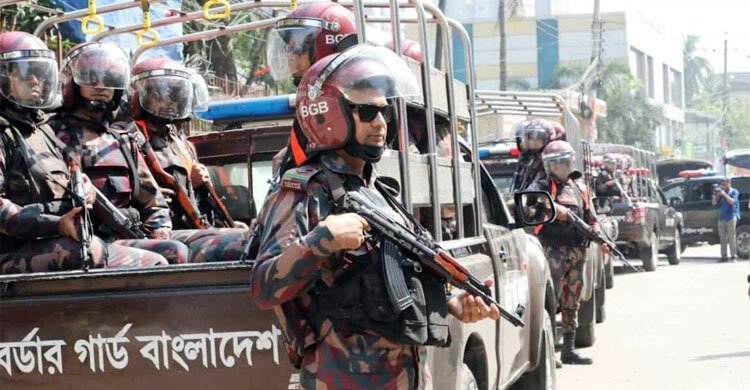  উপজেলা নির্বাচন দ্বিতীয় ধাপে ৪৫৭ প্লাটুন বিজিবি মোতায়েন