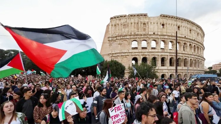 ফিলিস্তিনি জনগণের প্রতি ইতালীয়দের সমর্থন