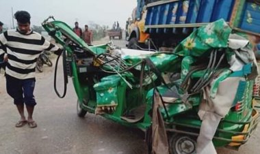সিরাজগঞ্জে ট্রাকচাপায় অটোরিকশার দুই যাত্রী নিহত