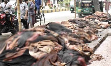  পোস্তায় এবার ১ লাখ কাঁচা চামড়া সংগ্রহ