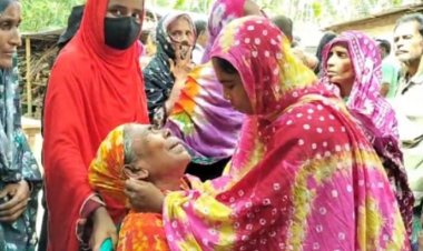 ঘরের মেঝে থেকে স্ত্রীর গলাকাটা লাশ উদ্ধার, স্বামী পলাতক